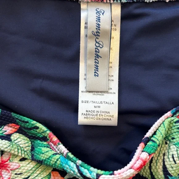 Tommy Bahama twist top SZ L bottoms SZ M Flower 🌺 - Picture 5 of 7